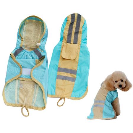 Custom Candy Color Dog Raincoat.