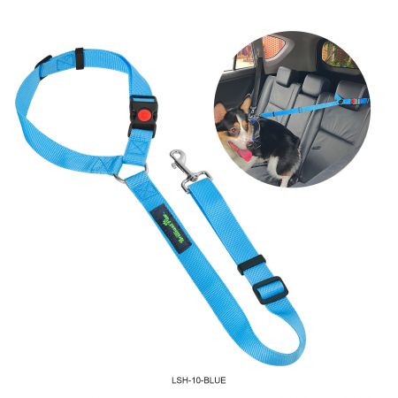 Cintura di sicurezza per poggiatesta resistente per cani in auto.