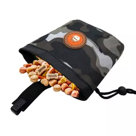 Fabricante de bolsas de petiscos para cães em nylon.