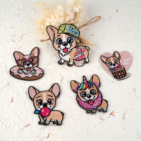 배송 준비 완료 자수 개 냉장고 자석.