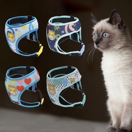 Đai đeo cho mèo chống thoát bằng lưới.