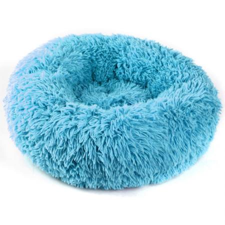 Lit pour chien apaisant en peluche sur mesure.