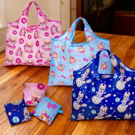 홍보용 접이식 쇼핑백.