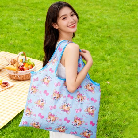 친환경 접이식 쇼핑백 대량 판매.