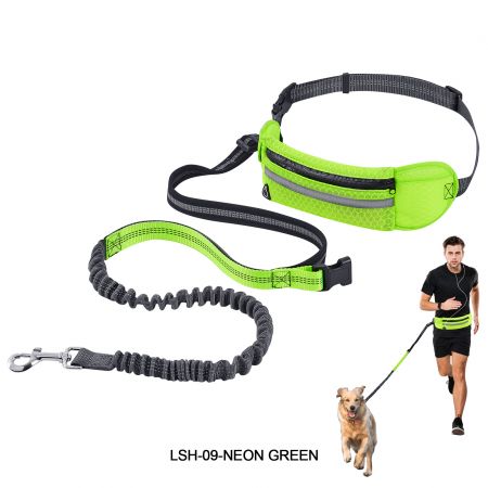Neon-Grüne freihändige Hundeleine Großhandel.