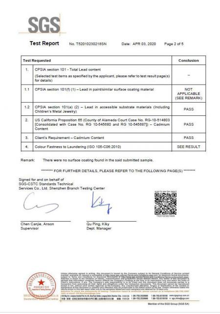 Relatório de Teste de Tecido de Sarja