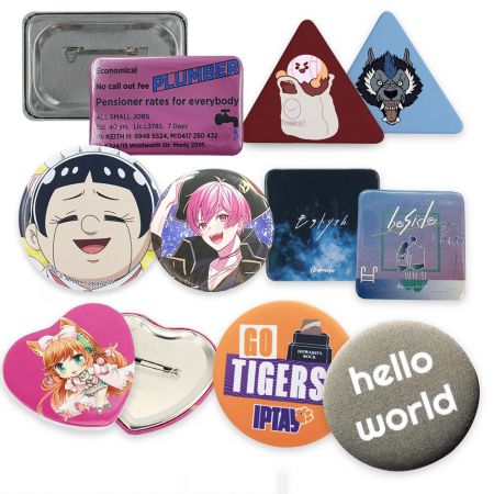 Botão distintivo personalizado - Fabricante de Distintivos de Lata Personalizados