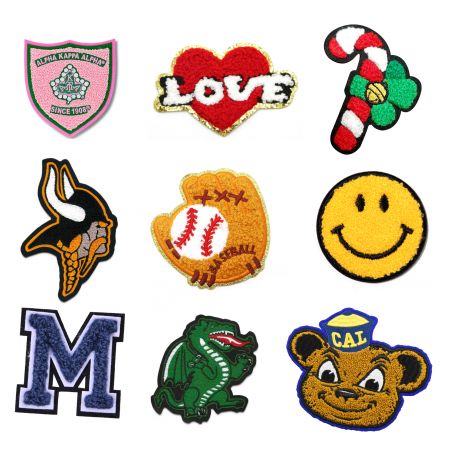 رقعة شنيلي مخصصة - شارات تطريز شينيل مخصصة