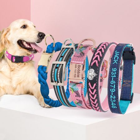 Hundehalsbänder - Hersteller von hochwertigen gemusterten Hundehalsbändern
