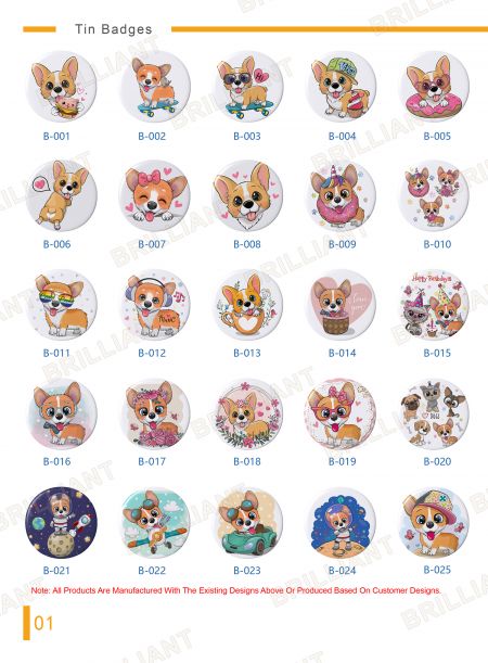 custom button badges.