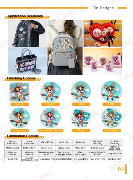 custom tin badges manufacturer.