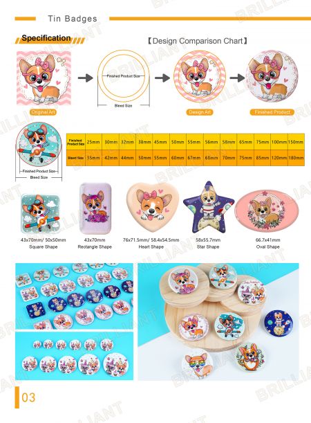 button badges custom option.
