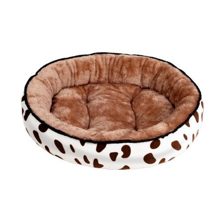 מיטת כלב מיקרופייבר עגולה בסיטונאות.