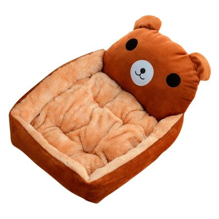 Lectus Canis Microfiberum cum Pulvinum Ursi.
