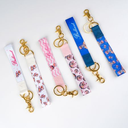 Nylon Phone Wristlet Strap - Promotional Nylon Wristlet Lanyards