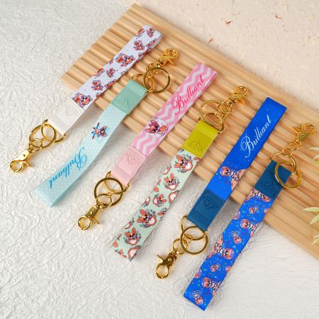 Sublimation Nylon Phone Wrist Straps.