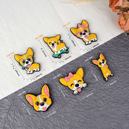 내구성이 뛰어난 프로모션 소프트 PVC 개 자석.