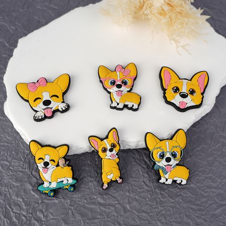 멋진 소프트 고무 냉장고 자석.