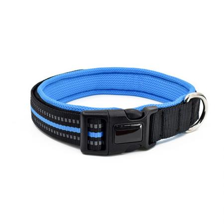 Padded Dog Collar w/ Release Buckle.