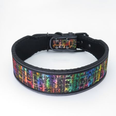 Wide Soft Padded Dog Collar.