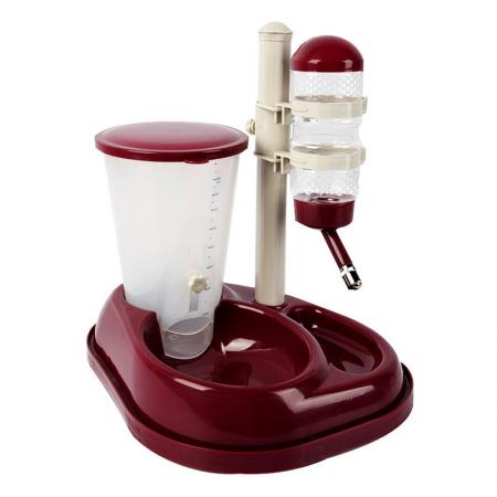 Автоматическая кормушка для еды и воды для домашних животных 2 в 1.