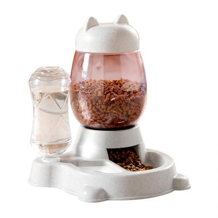 Автоматическая кормушка для собак из ПП и пшеничных волокон.