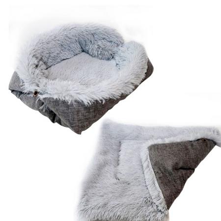 Теплый плюшевый плед для домашних животных.