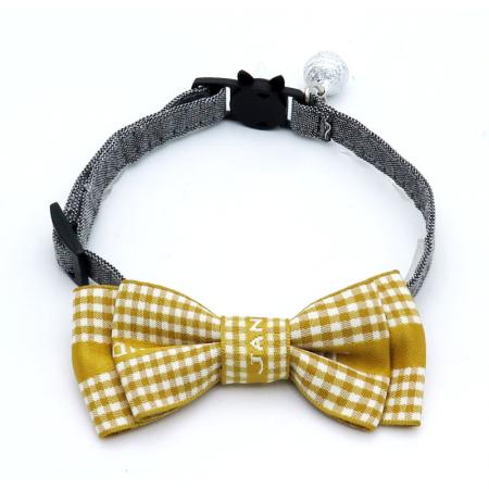 Nơ polyester cho thú cưng với ngọc trai.