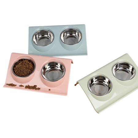 Tigela para Animais - Tigela Dupla para Cachorros à Prova de Vazamentos por Atacado