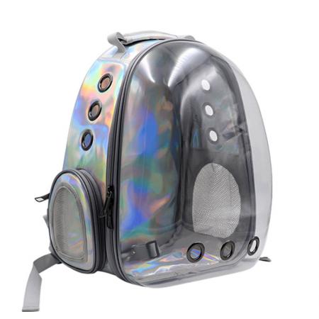 クリアペットバブルバックパックベンダー。