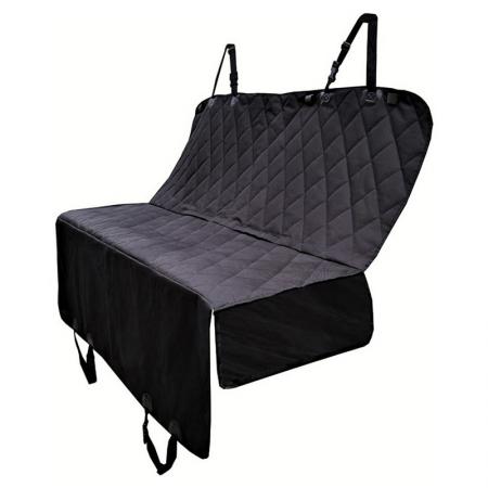 Assento de carro para pets acolchoado.