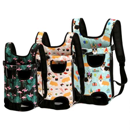 Bolsa de Transporte para Animais de Estimação com Bolso Frontal.