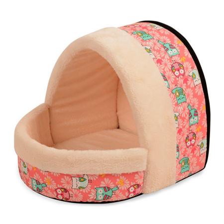 Fabricante de cama de caverna personalizada para animais de estimação.