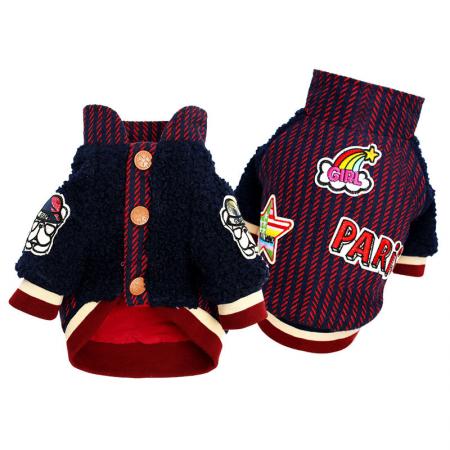 معطف سميك مخصص للكلاب.