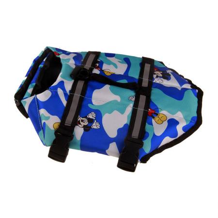 Colete salva-vidas dobrável para cães.