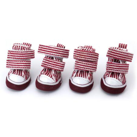 Giày cho chó đan thoáng khí.