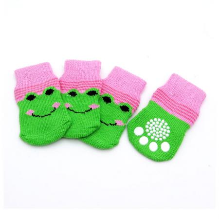 Socks chống trượt cho chó với mẫu tùy chỉnh.