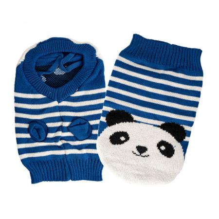 Roupa de cachorro tricotada.