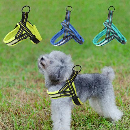 Wholesale Mesh Reflective Dog Harness.