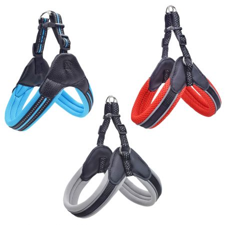 حزام كلاب عاكس سهل الارتداء.