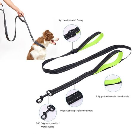 حزام مشدد للكلاب بمقبضين بالجملة.