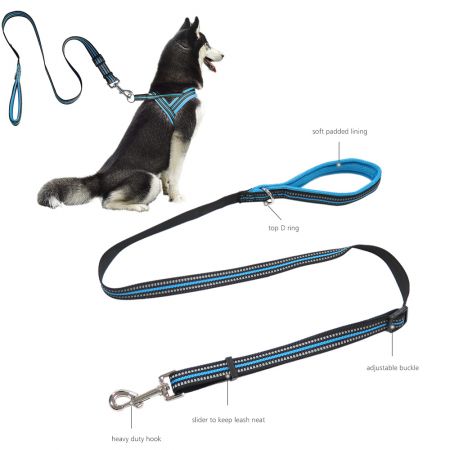 Wholesale Mesh Padded Reflective Dog Leash.