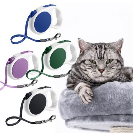 Рисунок ретракторного поводка для кошки.