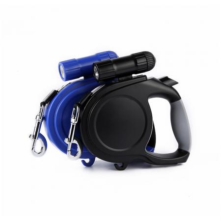 Guinzaglio per cani a LED retrattile.