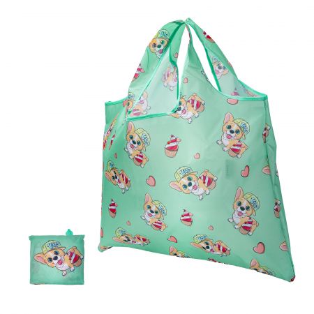 리프스톱 대형 마켓 백. - 내구성이 뛰어난 폴리에스터 식료품점 재사용 가능 백.