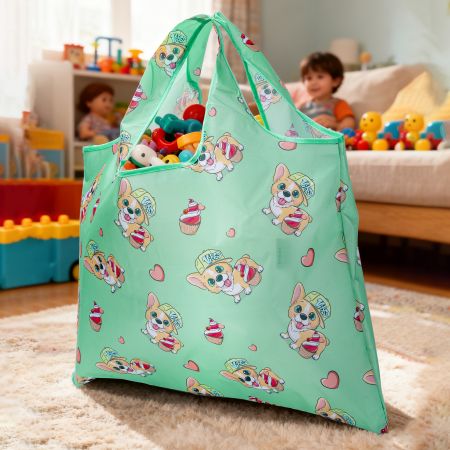 찢어지지 않는 대형 마켓 프로모션 토트.