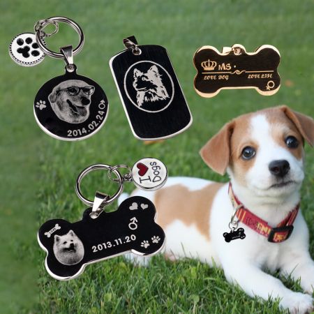 Pattern Wholesale Stainless Steel Dog Tag .