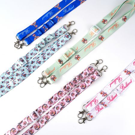 Adjustable Nylon Phone Lanyards.