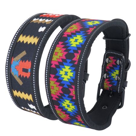 Vòng cổ chó phản quang bán buôn cho chó lớn.