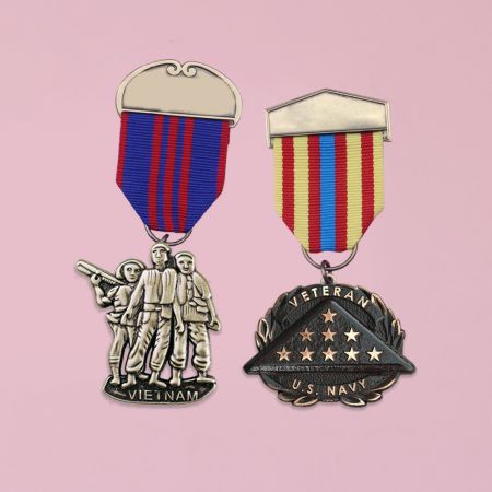 Custom Military Medallions For Veteran .